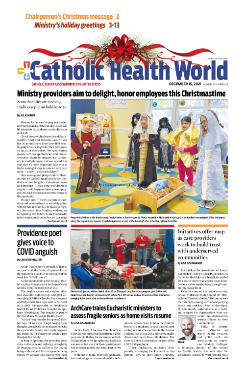 Catholic Health World December 15, 2021