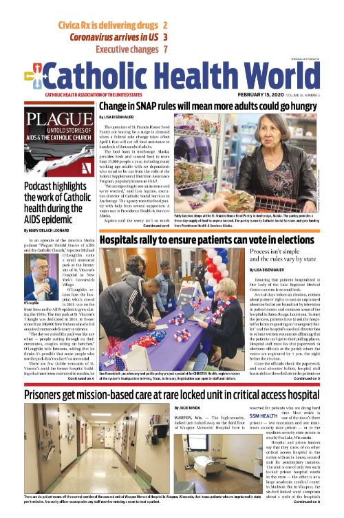 Catholic Health World February 15, 2020