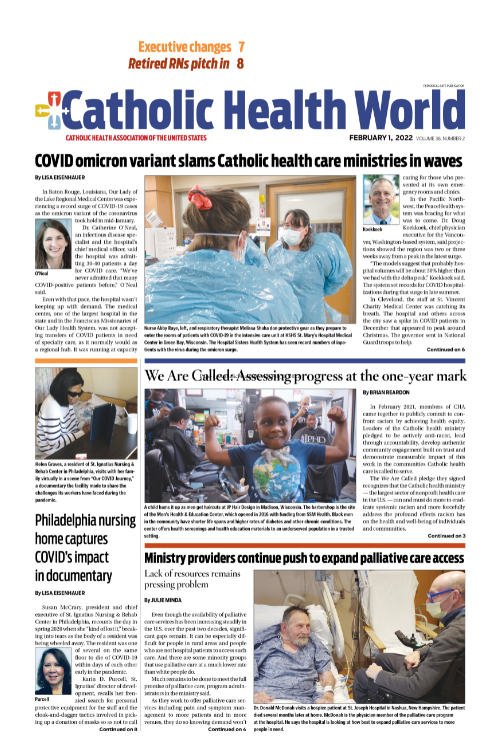 Catholic Health world February 1, 2022