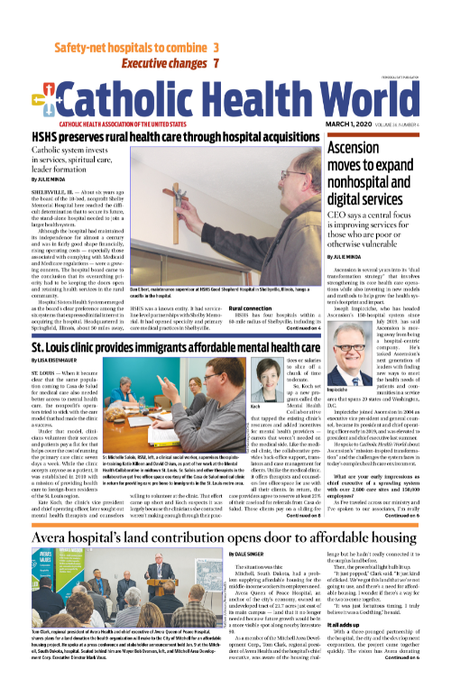 Catholic Health World March 1, 2020