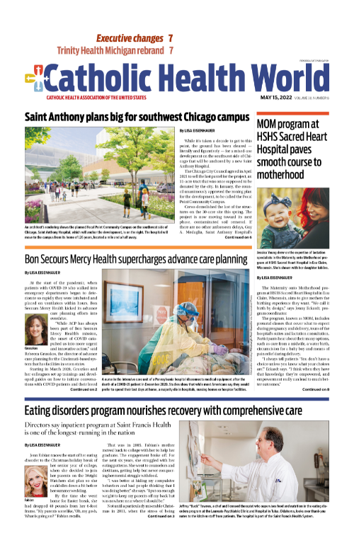 Catholic Health World May 15, 2022
