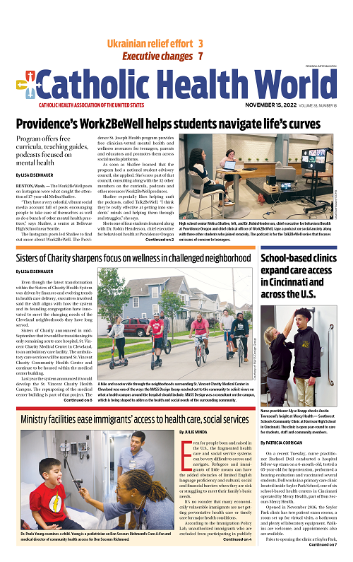 Catholic Health World November 15, 2022