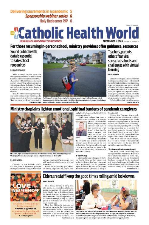 Catholic Health World September 1, 2020