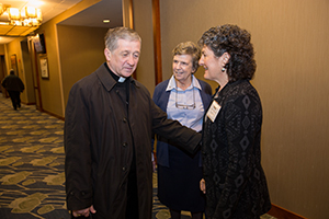 Cardinal Blase Cupich, Sr. Carol Keehan & Sr. Mary Haddad 