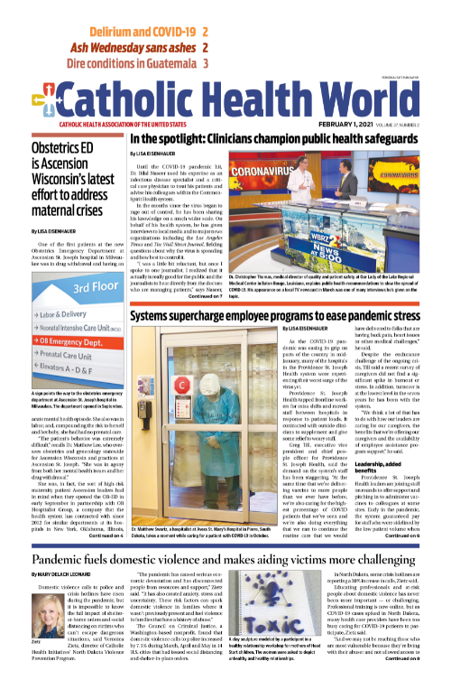 Catholic Health World February 1, 2021