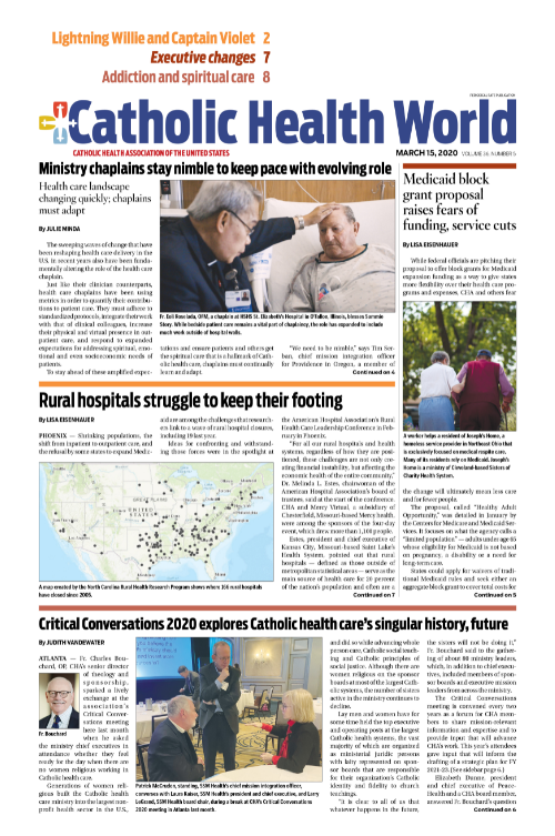 Catholic Health World March 15, 2020