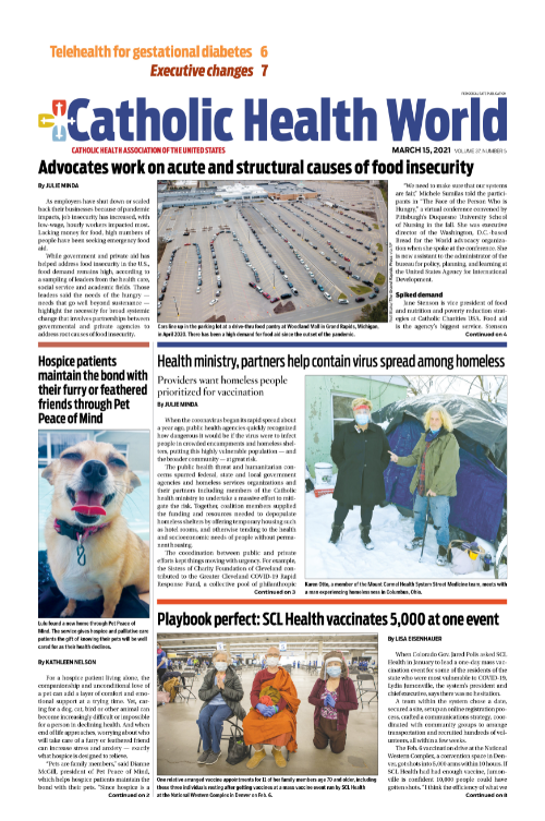 Catholic Health World March 15, 2021
