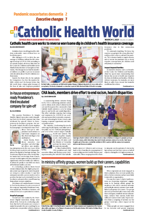 Catholic Health World March 1, 2021