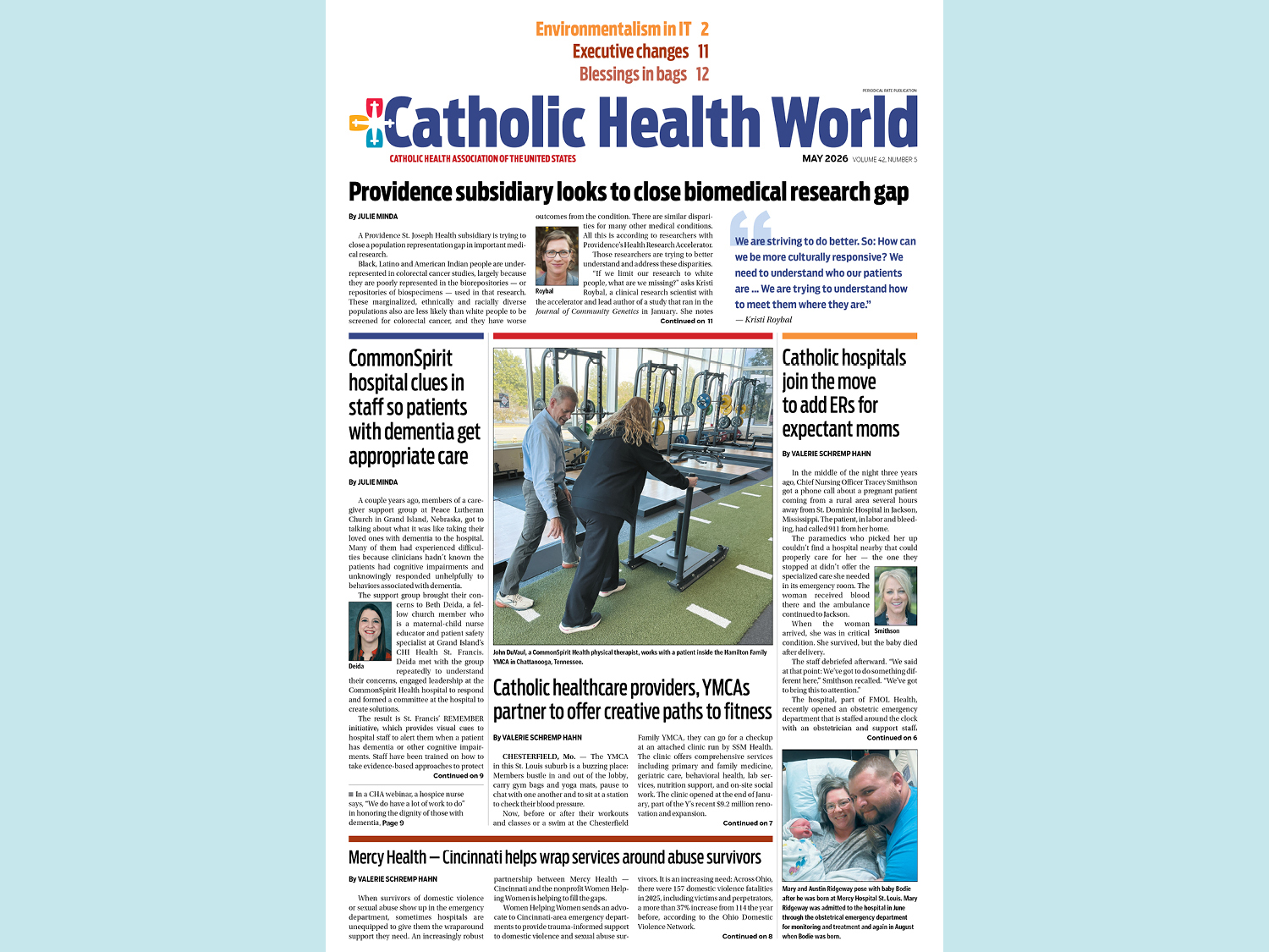 Cover of May 2026 Catholic Health World
