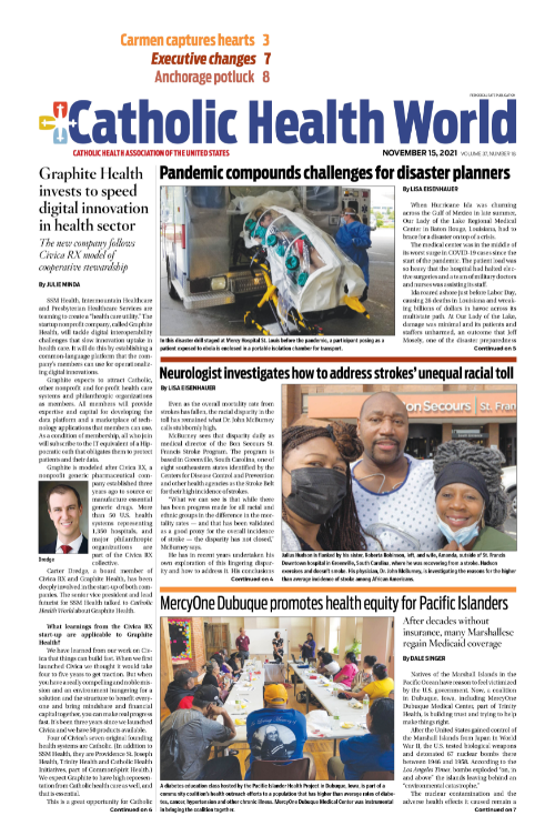 Catholic Health World November 15, 2021