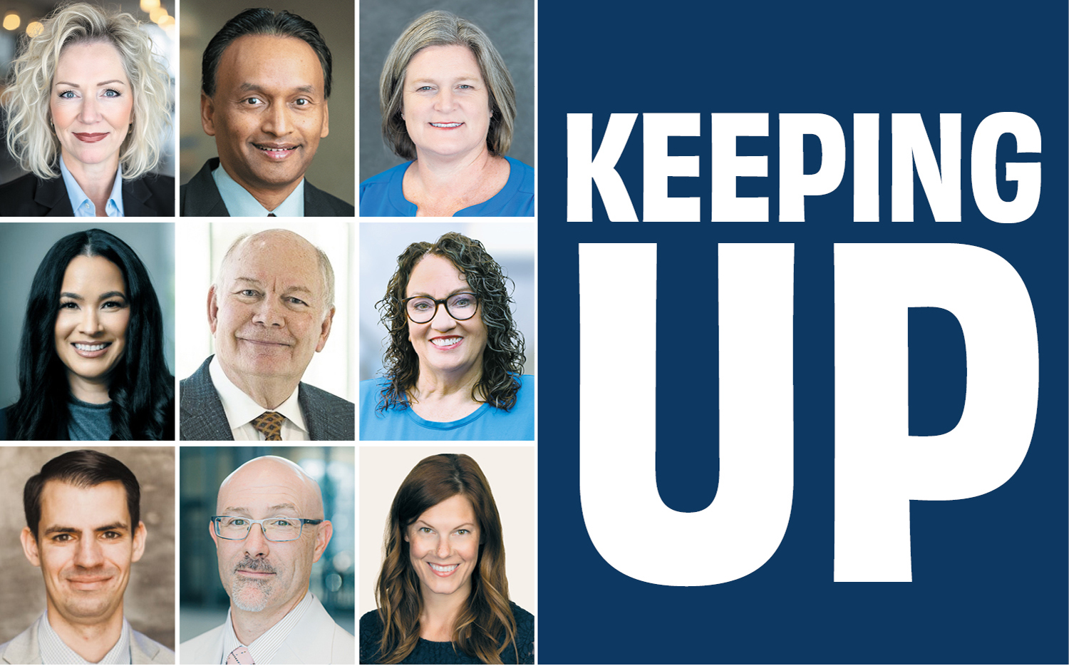 Front of Keeping Up Article with Headshots of Ministry Leaders