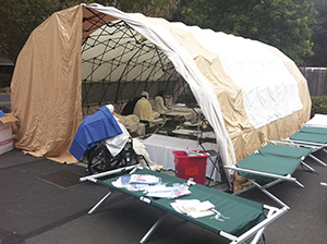 Triage tent