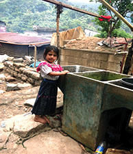A child at a well