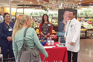 Shoppers at a "Shop with your Doc" event