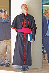 Bishop attends dedication