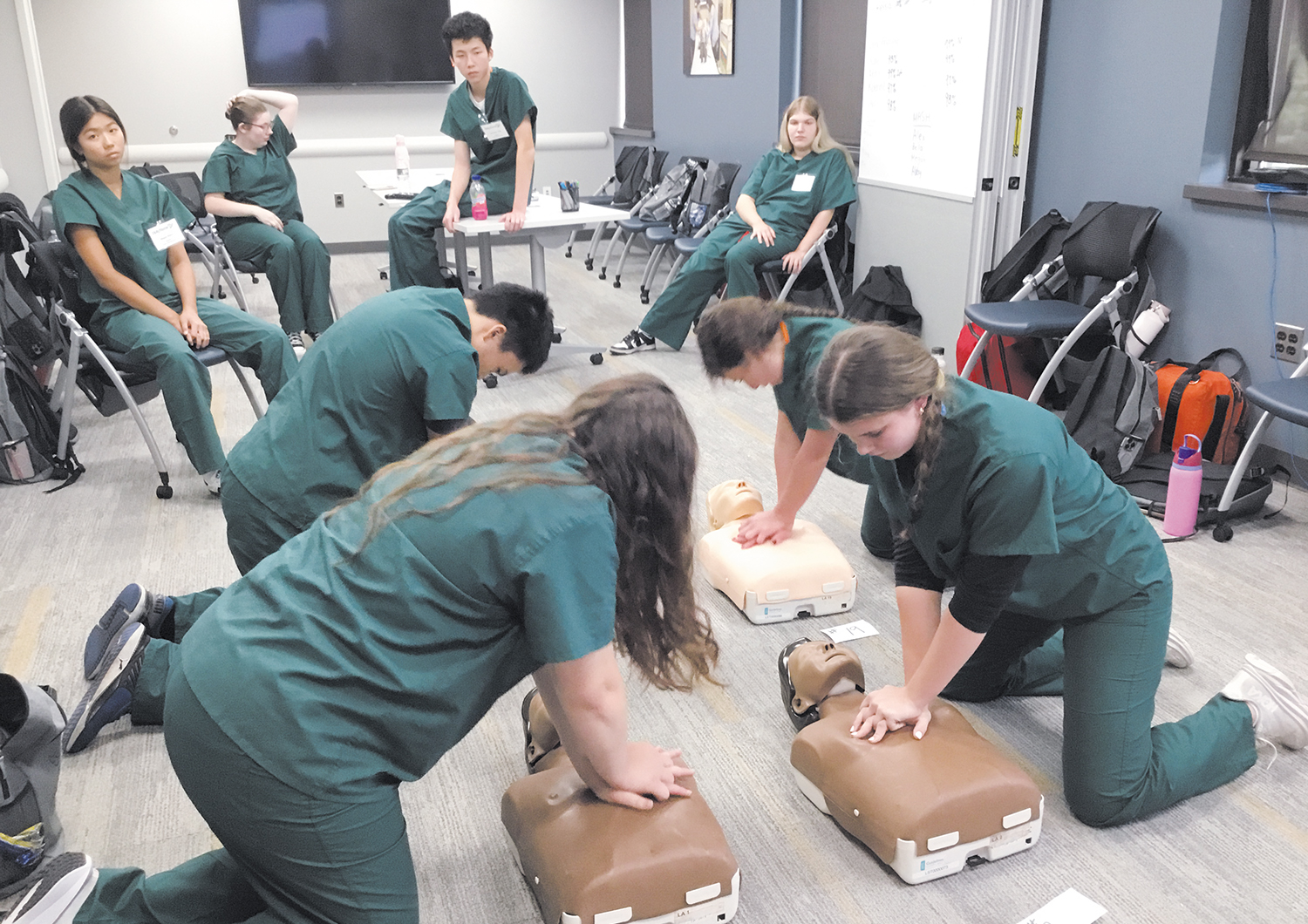 High school students get 'raw' experience of what it's like to be a clinician through Holy Name career program