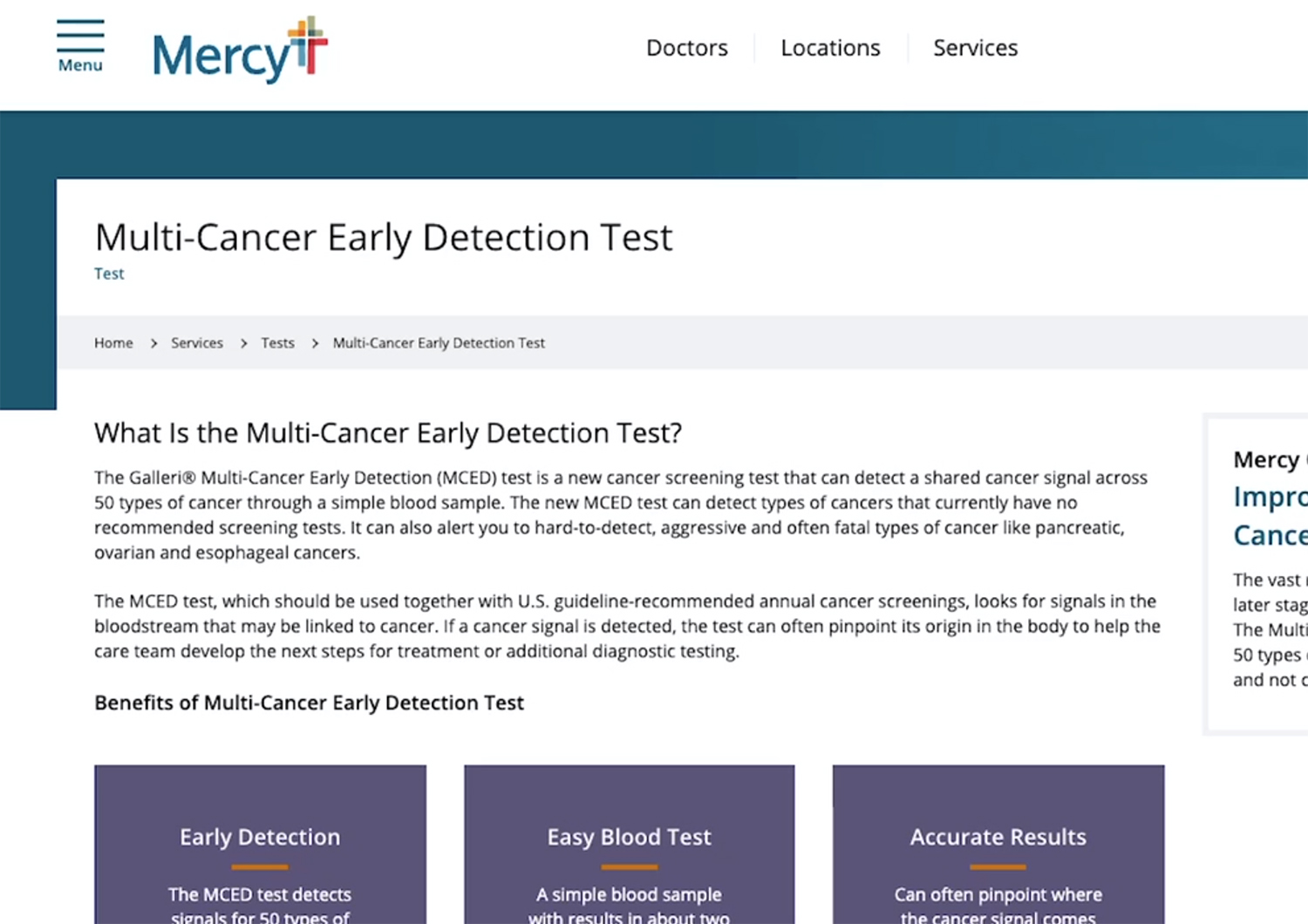Mercy's new online screening tool flags people with heightened risk of certain genetic conditions