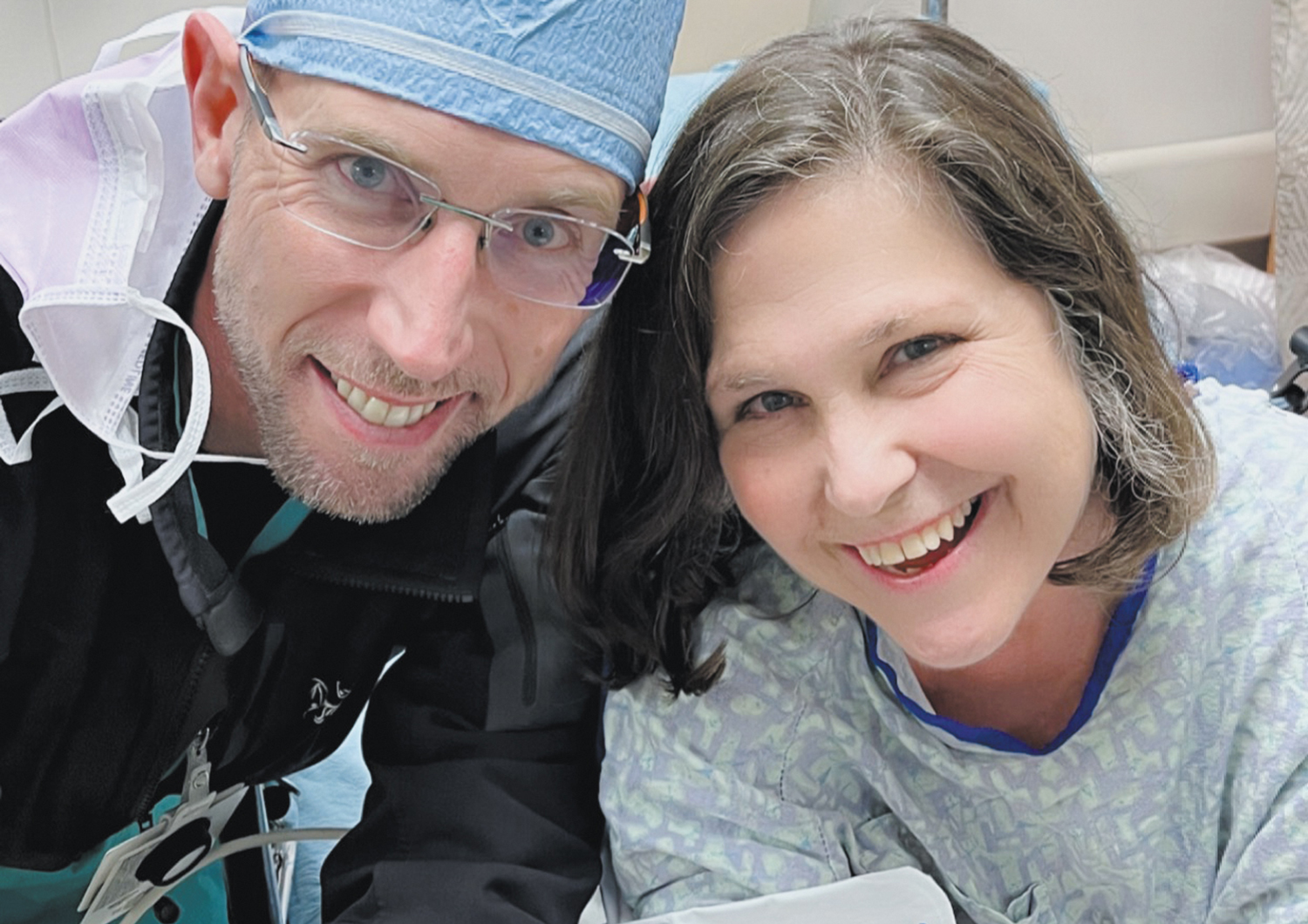 Dr. Kohler and Becky Washler