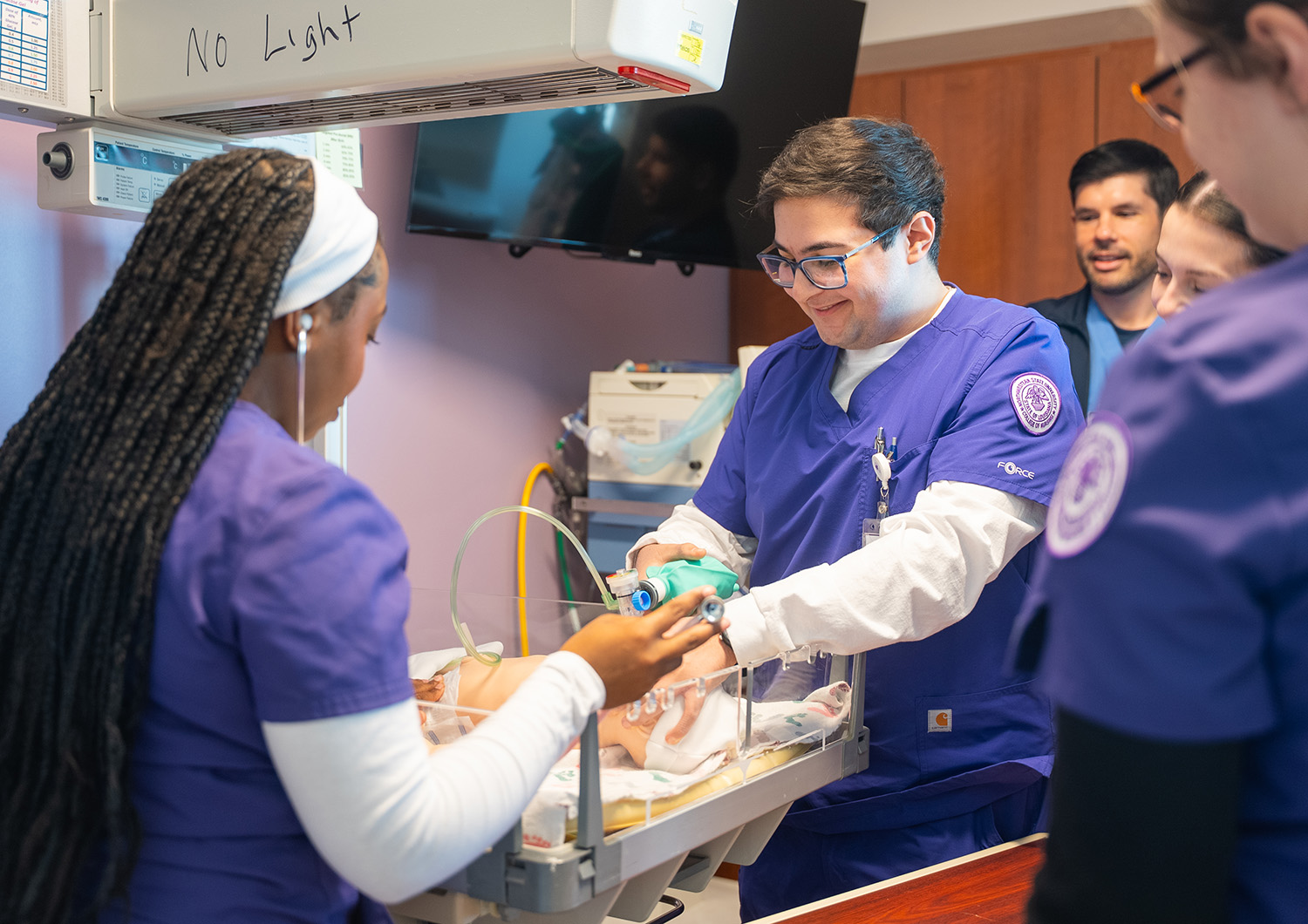Nursing students at Northwestern State University in Alexandria, LA.
