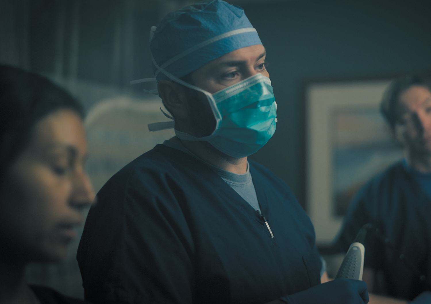 A clinical team at Marian Regional Medical Center in Santa Maria, California, prepares to care for a patient in the cardiac cath lab.