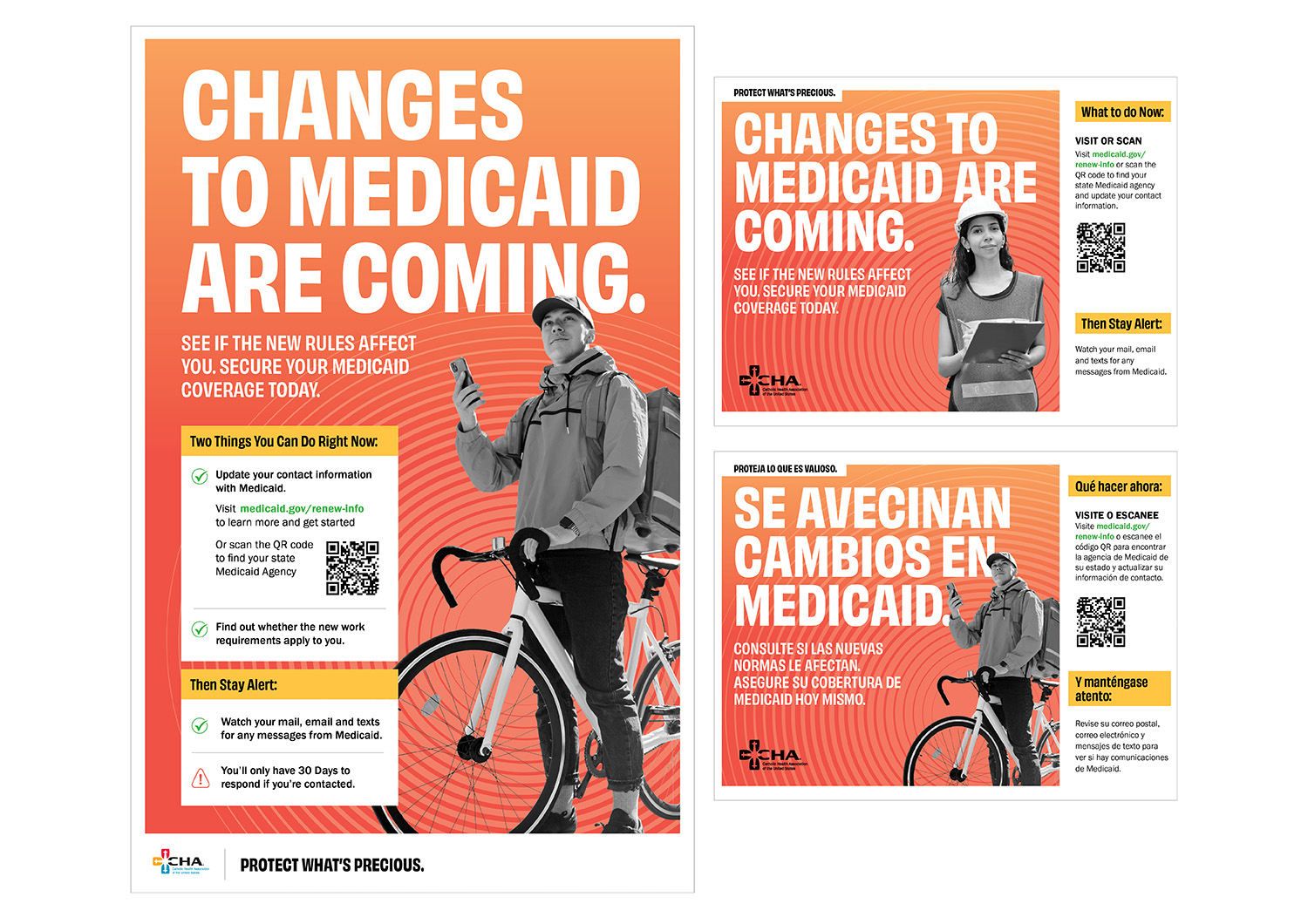 CHA has developed a Protect What’s Precious Toolkit with informational and social media resources related to the Medicaid changes. The resources are available on the CHA website.