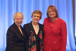 Sr. Helen Amos, Sr. Carol Keehan, DC and Deborah Proctor