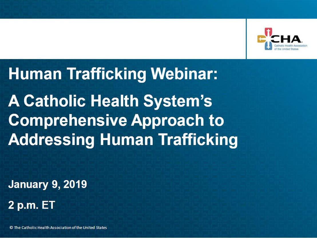 Human Trafficking Webinar