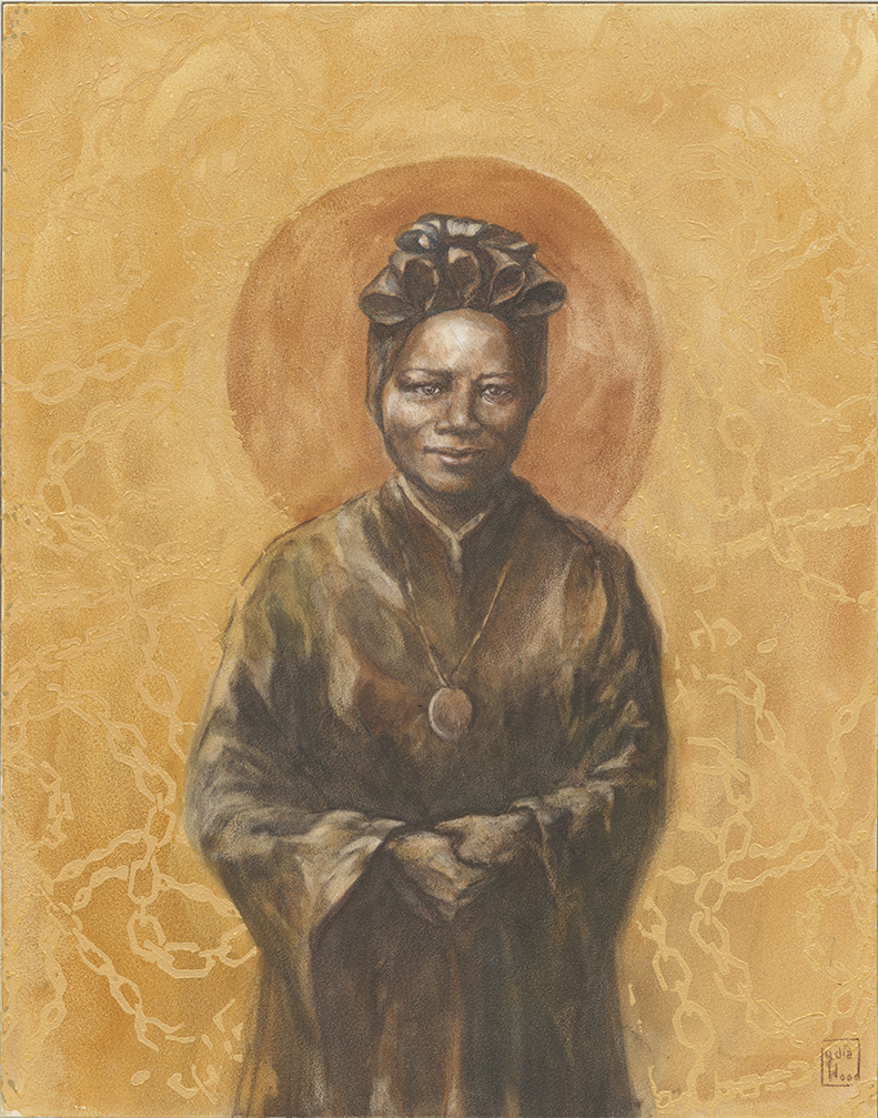 Josephine Bakhita - Lydia Wood Painting