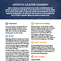 Mission Leader Examen