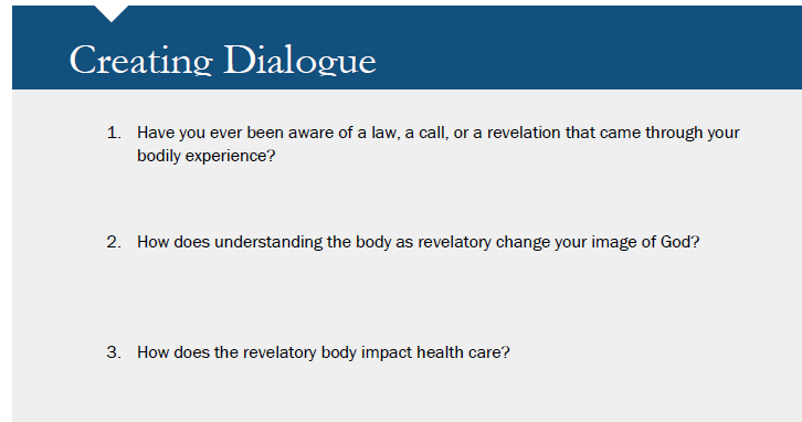 The Revelatory Body - Does God Speak to Us through Bodily Experience