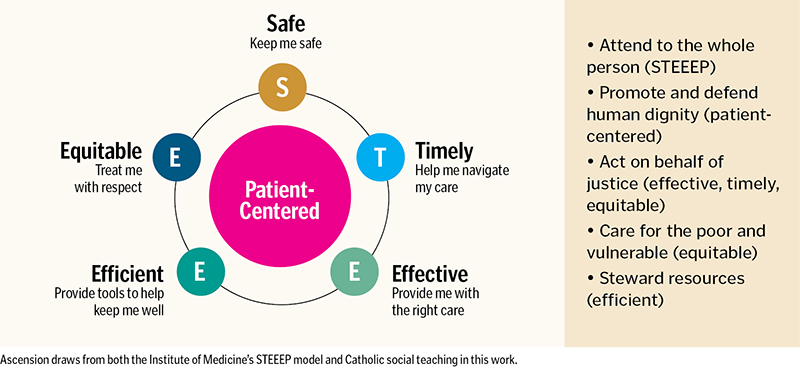 STEEP - Safe, Timely, Effective, Efficient, Equitable and  Patient-Centered by