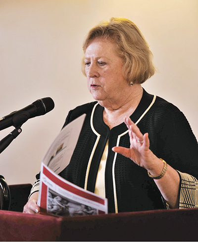 Sr. Patricia Talone, RSM, in Rome, 2016.