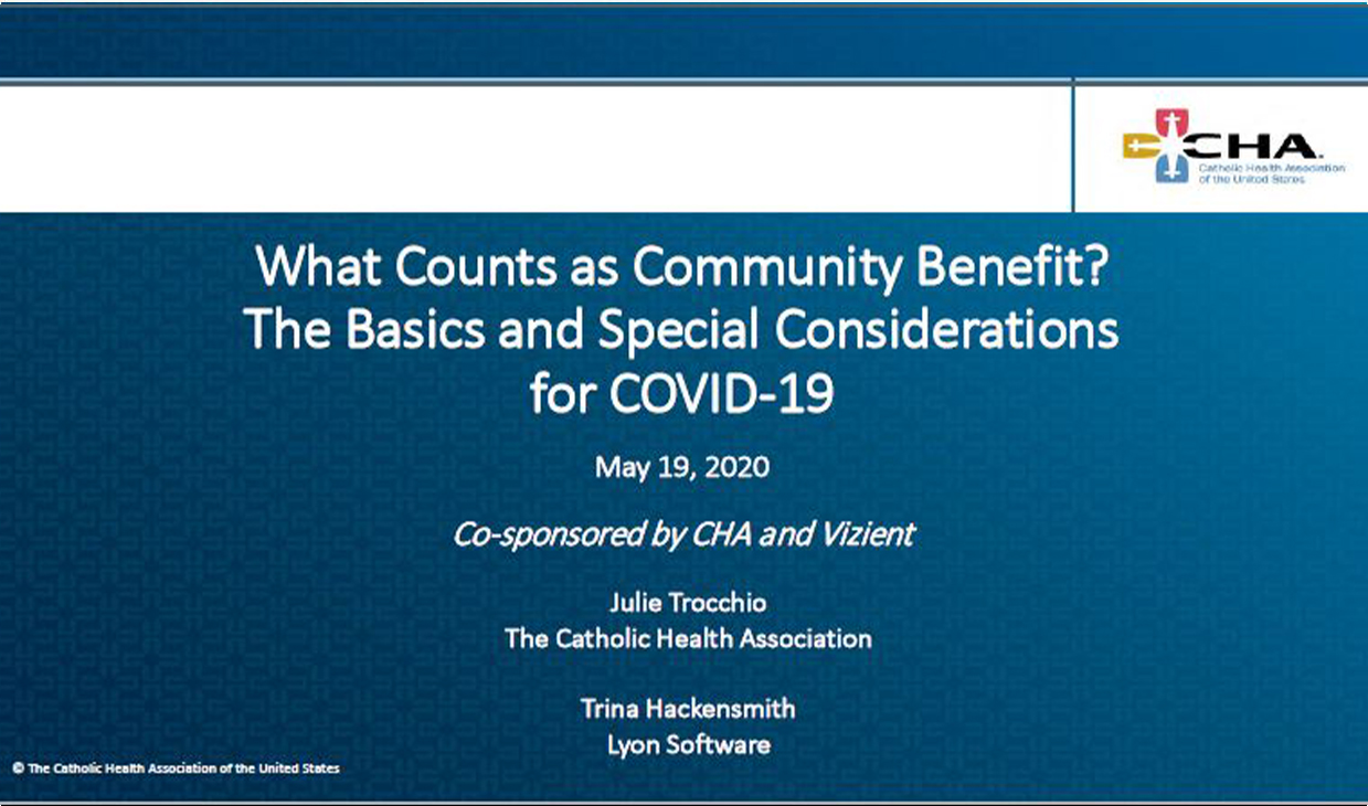 What Counts As Community Benefit The Basics And Special Considerations For Covid 19