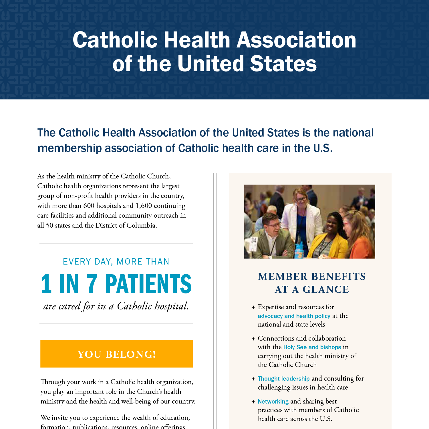 An introduction to Catholic Health Association USA