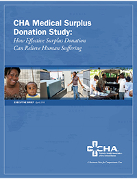 CHA Medical Surplus Donation Study: How Effective Surplus Donation Can Relieve Human Suffering