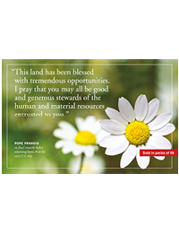 2016 Earth Day Prayer Card (Packs of 50)