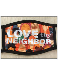 "Love Thy Neighbor" Multi-Ply Face Mask - Version 2