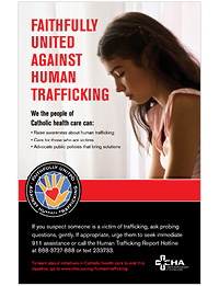 Human Trafficking Poster – Faithfully United Against Human Trafficking