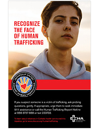 Human Trafficking Poster – Recognize the Face of Human Trafficking - Image C