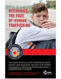 Human Trafficking Poster – Recognize the Face of Human Trafficking - Image D