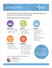 Global Health Services and Resources Flyer